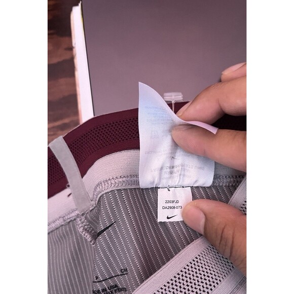 Nike Pro Elite Official Racing Tights Gray Made in USA Men's Sz Small DA2908-073 - Picture 10 of 10